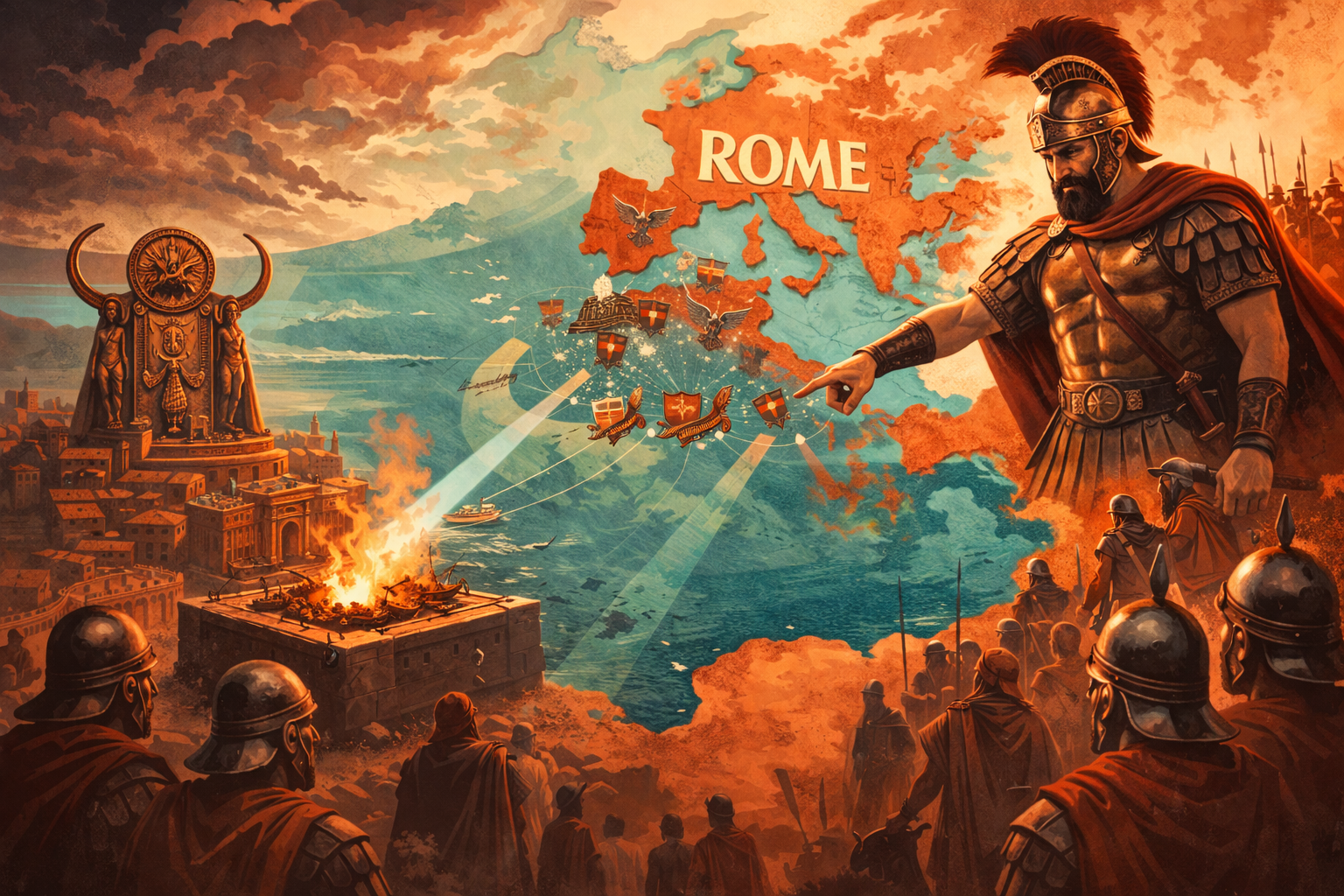 Stylized educational poster